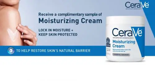 FREE CeraVe Moisturizing Cream Sample